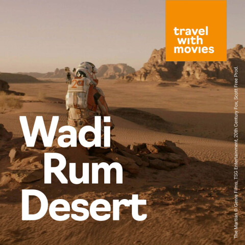 Travel With Movies Artwork Podcast Wadi Rum Desert